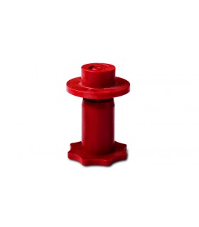 Location set nut & bolt -   43 mm. Red
