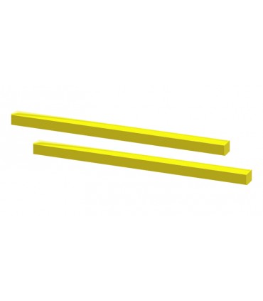 CristalFace 20º Yellow strip 10x8x500mm.Adh.W2F