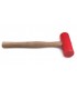 Martillo de poliuretano Nº7 Ø70 x 130mm Naranja